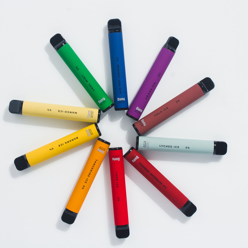 Dony ECO mais sabores feitos sob encomenda descartáveis da bateria 15 dos cigarros 550mAh do vapor de 800puffs 3.2ml
