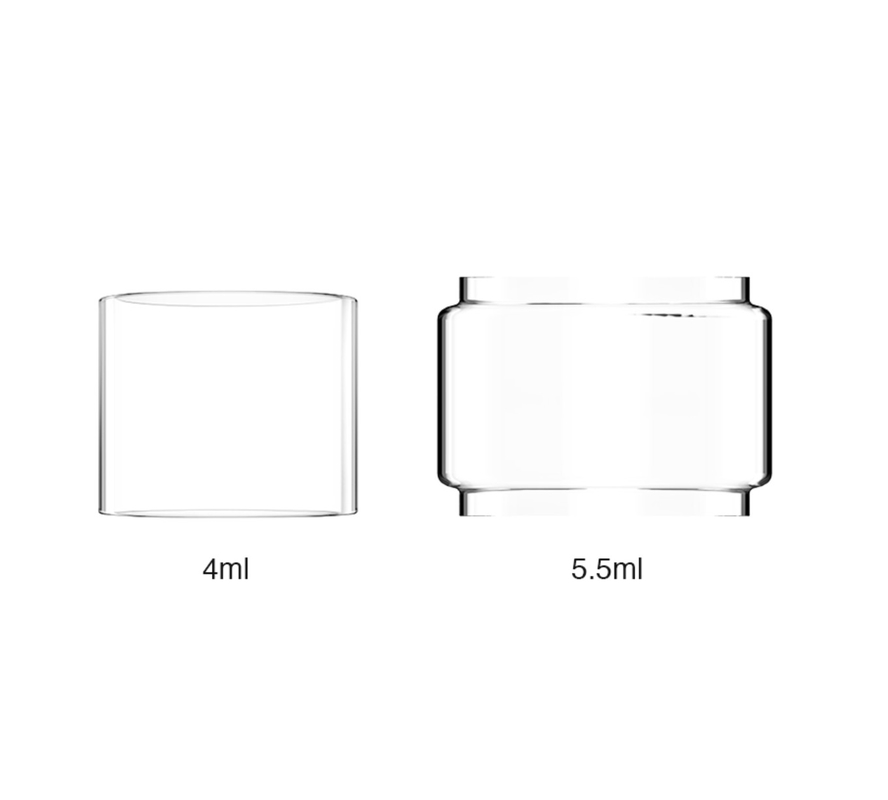 Tubo de vidro dos Pyrex da substituição para vidros do bulbo 5.5ml de Zeus Dual/Zeus X para o tanque de Vape