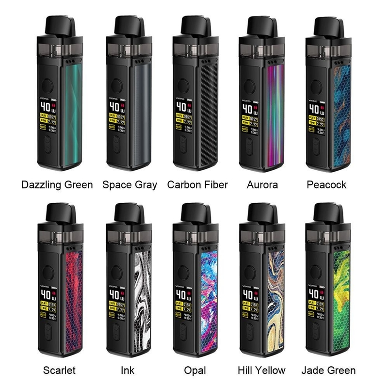Bobina 1500mah de Voopoo Vinci 40w Pnp 0.3ohm 0.8ohm dos jogos do acionador de partida do sistema da vagem do FCC do centro de detecção e de controlo