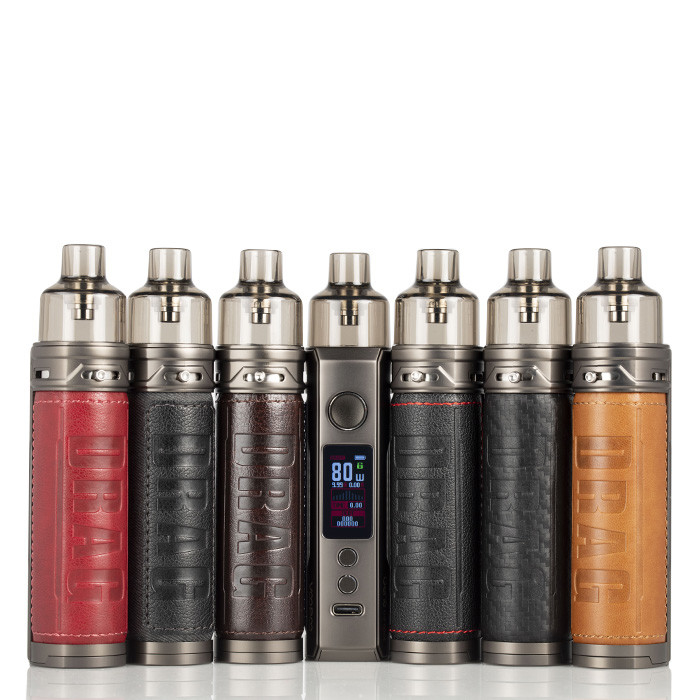 Voopoo arrasta a bateria 80w dos jogos 4.5ml Vinci Coil Single 18650 do acionador de partida do cigarro da modificação E de X 18650