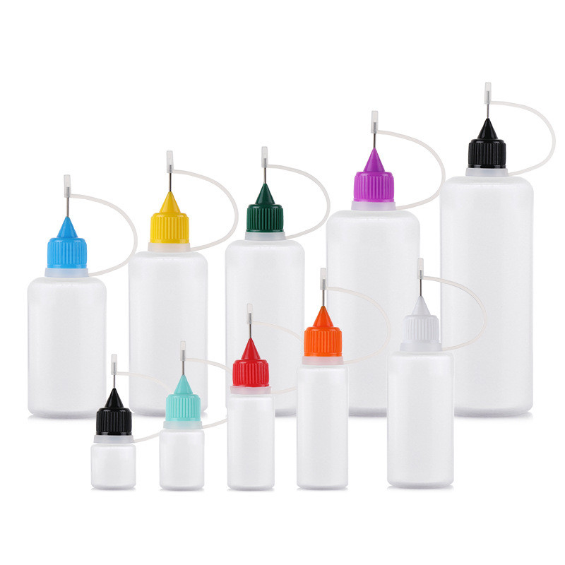 Garrafas vazias despidas da garrafa 3ml 5ml 10ml 30ml 50ml 60ml 100ml 120ml Vape da ponta da agulha de Eliquid