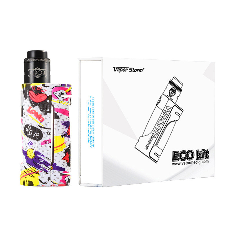 Jogos 90W da modificação da caixa de Vape da bateria do plástico 18650 do Abs/jogo de Eco Rda tempestade do vapor