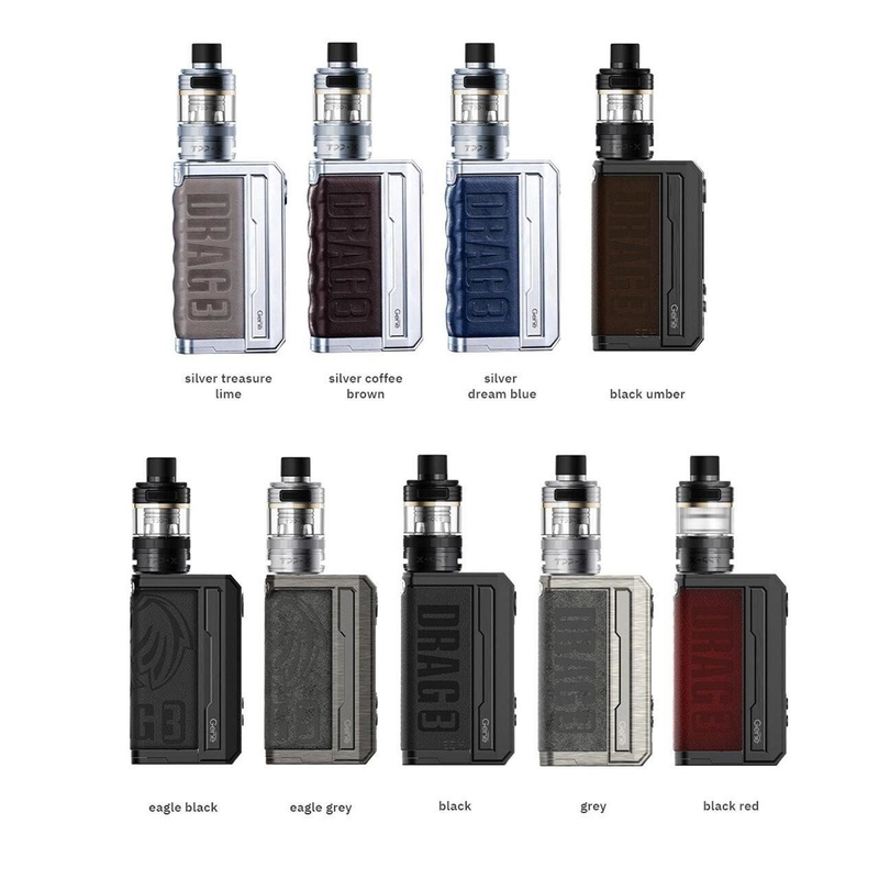 Voopoo arrasta 3 jogos 5.5ml Tpp Dm da modificação da caixa de Tpp X bobina a bateria 18650 dupla
