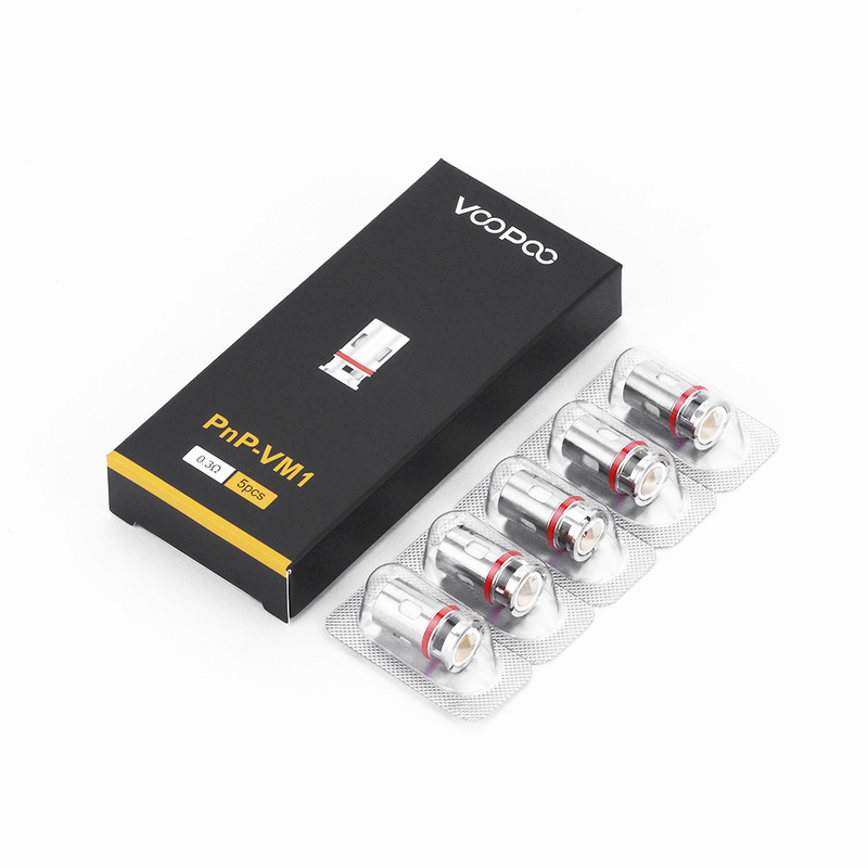 Bobina 5pcs de Voopoo Vinci Vape Coil Replacement Pnp Vinci Drag Pod Mod Mesh cada bloco
