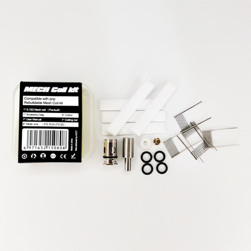 6 em acessórios de 1 substituição de Voopoo Mesh Coil Kit Vape Coil ensaque 28g