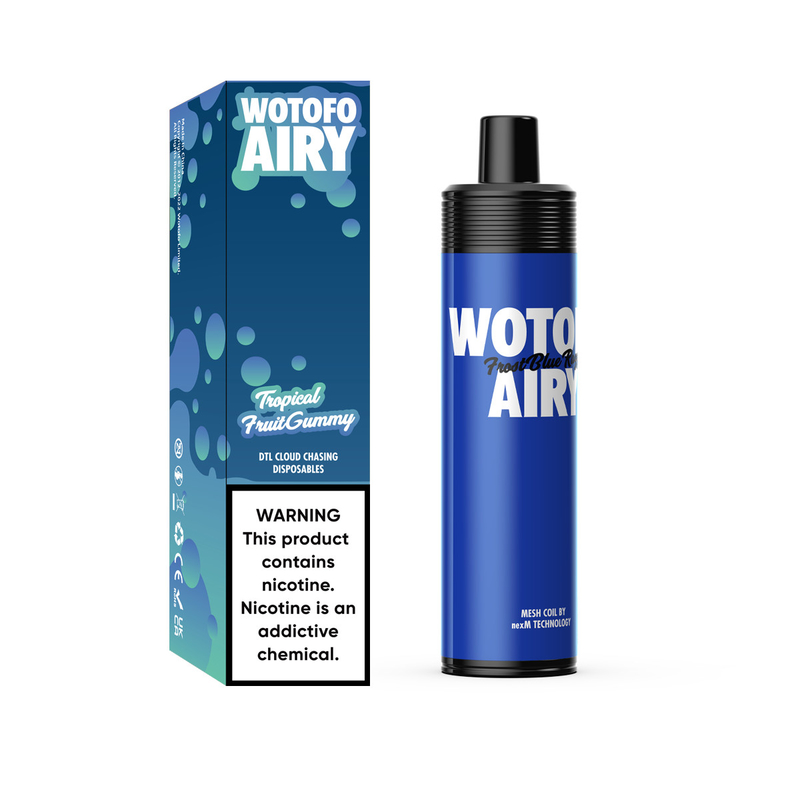 Kit de dispositivo Vape Pod recarregável 1000 puffs descartável Wotofo Airy portátil Pod Vape