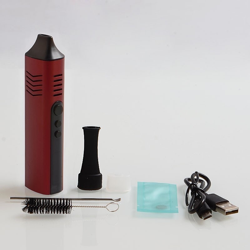 5V / pena seca de 0.5A Hugo Vapor Conqueror 2600mah Herb Vaporizer Kit Dry Herb