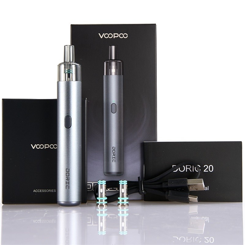 cigarro dórico Vaper de 1500mah ITO Coil Refillable Pod Vapes Voopoo 20 2ml E