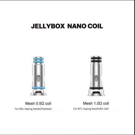 Bobina Nano da substituição de Lelote Jellybox para SE de Rincoe Jellybox/jogo Nano 1.0Ω/0.5Ω de X/ar X