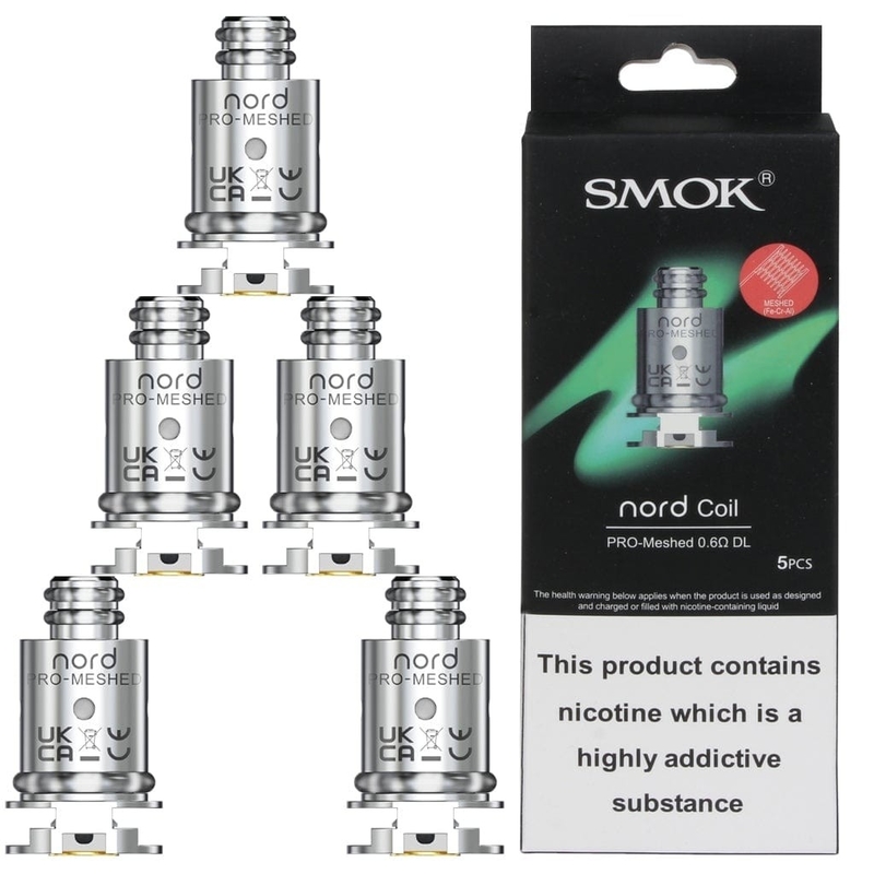 Substituição Mesh Coil For DL/MTL da bobina da bobina 5pcs Vape de Smok Nord pro