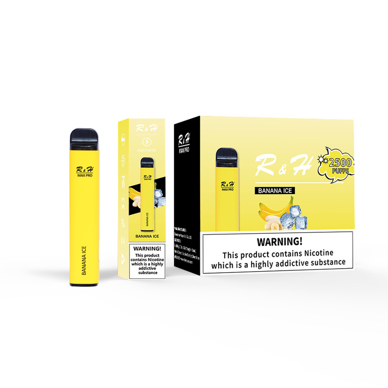 Sopros descartáveis 1.3ohm Mesh Coil Disposable Kit de Vapes Max Pro 8ml 950mah 2500 da vagem