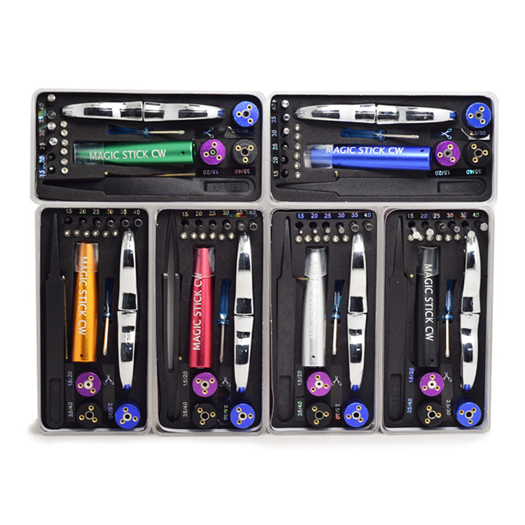 Os acessórios eletrônicos do cigarro bobinam o jogo de ferramentas DIY Vaping que da dobadoura de Vape o ohm secundário utiliza ferramentas a pinça 6 - em - 1