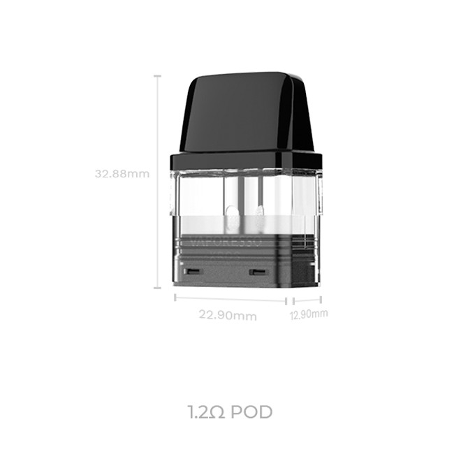 Cartucho vazio de aquecimento COREX Vaporesso Pod Série Xros 1,2 ohm 4 unidades