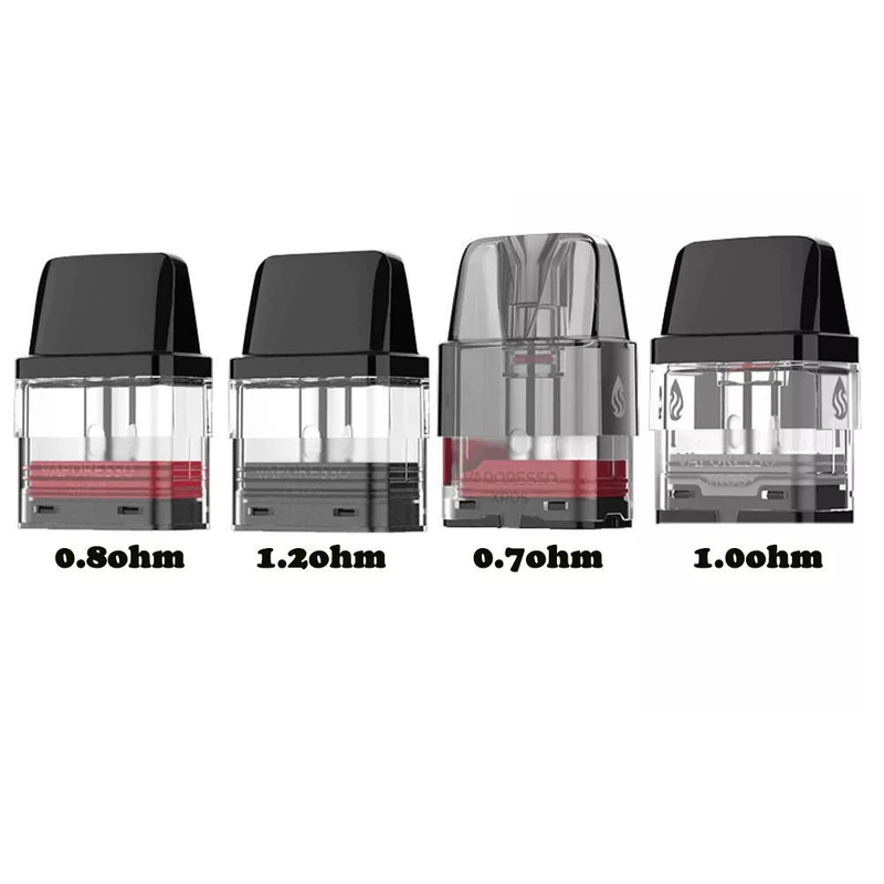 Cartucho vazio de aquecimento COREX Vaporesso Pod Série Xros 1,2 ohm 4 unidades