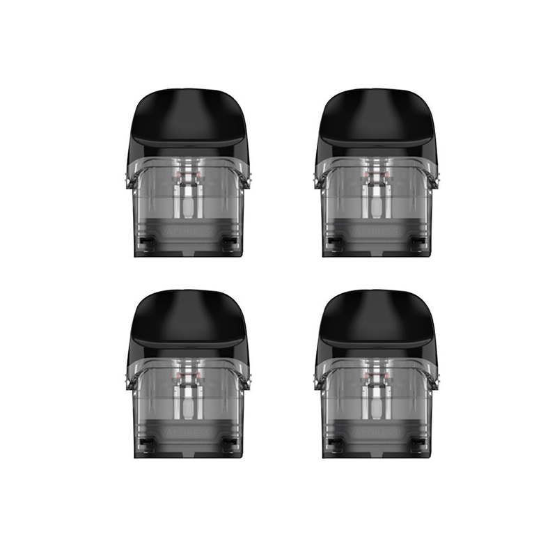 Cartuchos vazios Luxe 2ml 0.6ohm 1.0ohm 4pcs da vagem de Vaporesso QS para o jogo Luxe de QS/jogo Luxe de Q
