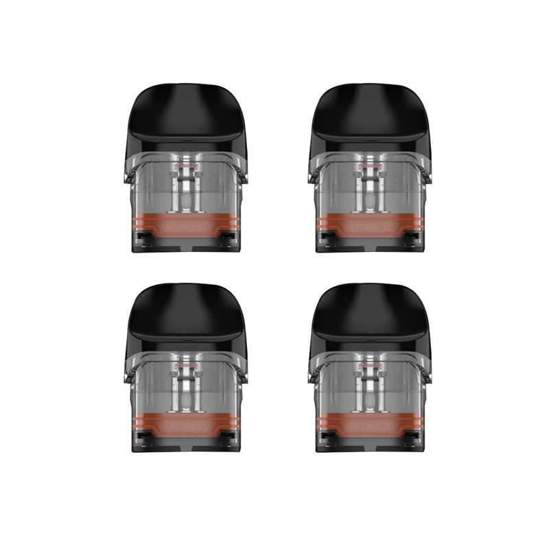 Cartuchos vazios Luxe 2ml 0.6ohm 1.0ohm 4pcs da vagem de Vaporesso QS para o jogo Luxe de QS/jogo Luxe de Q