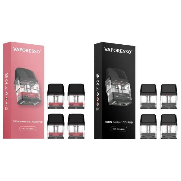 Jogo compatível da vagem da série de Xros TPD do cartucho de Vaporesso Xros da versão padrão das vagens 2ml 4pcs