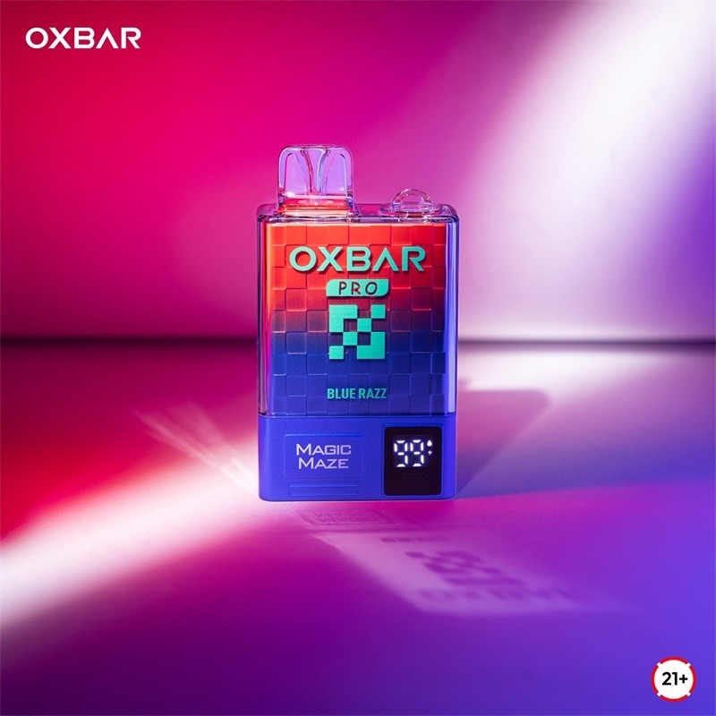 Oxbar Magic Maze Pro 10k Vaporizador descartável 10000 puffs 900mah 18ml líquido 5% Kit de vapores descartáveis