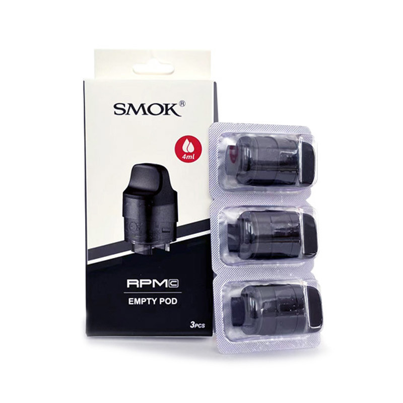 SMOK RPM C Cartucho de cápsula vazia 4ml 3pcs/ embalagem Tipo de embalagem padrão