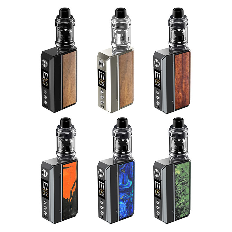 Voopoo Drag 4 Kit 177w 4ml 5.5ml Para todas as bobinas Pnp Uforce-L Tanque duplo 18650 Bateria caixa kits