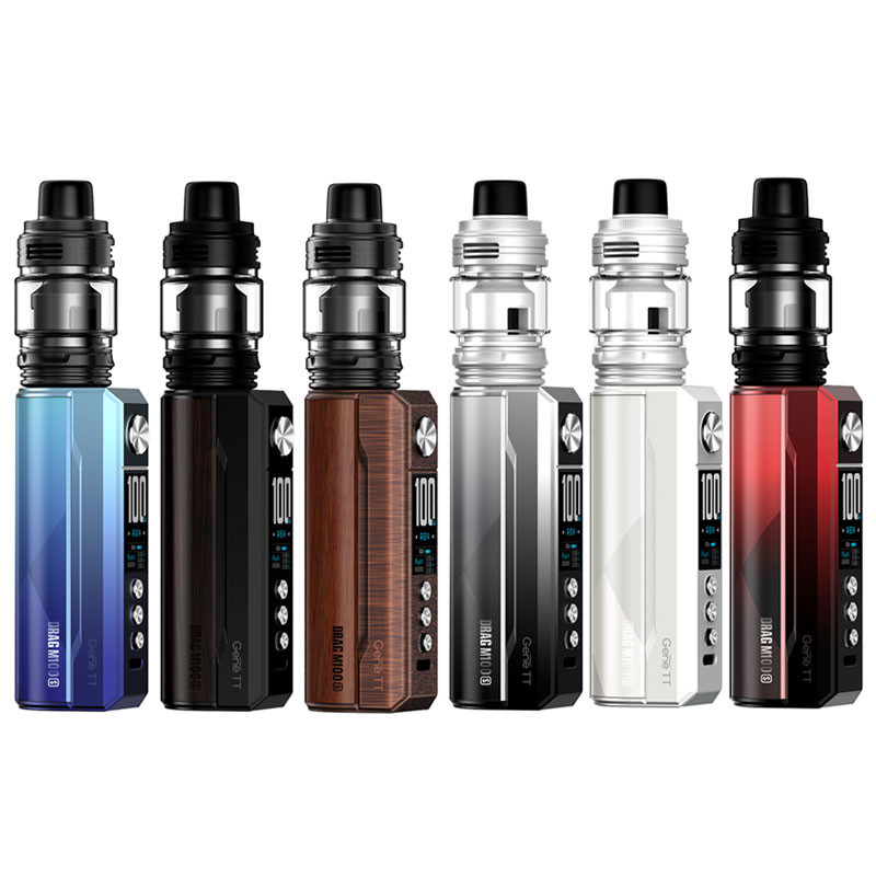 Voopoo Drag M100S Mod Kit 100w com bobina PnP 5.5ml 0.5ohm Vape kits