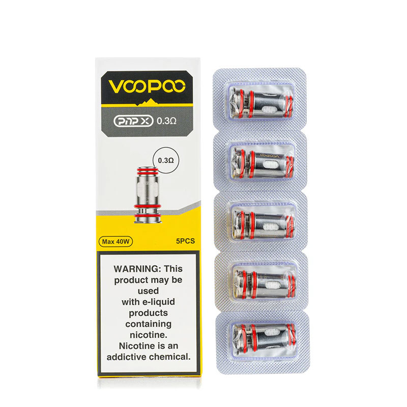 Voopoo PnP X Replacement Coil 5pcs / pack para Argus Pro 2 Kit / Drag 5 Kit / Uforce-X Tank / Doric 60 Pro