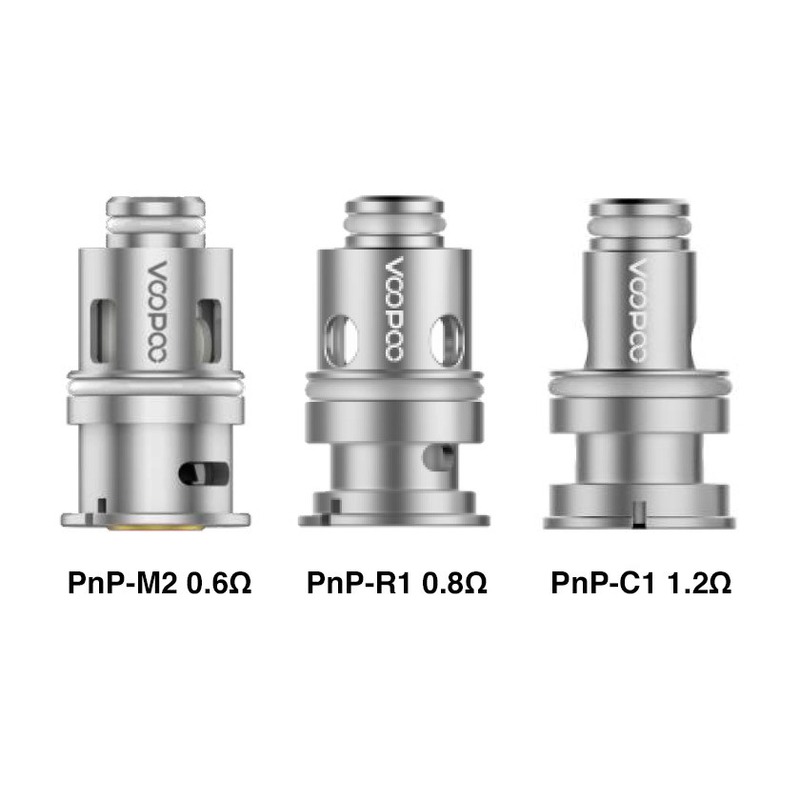 Voopoo PnP Replacement Coils 5pcs/pack para Drag Baby/Mini/2/S/X,VINCI Series Kit,Argus Pro,PnP 20/22,V.SUIT
